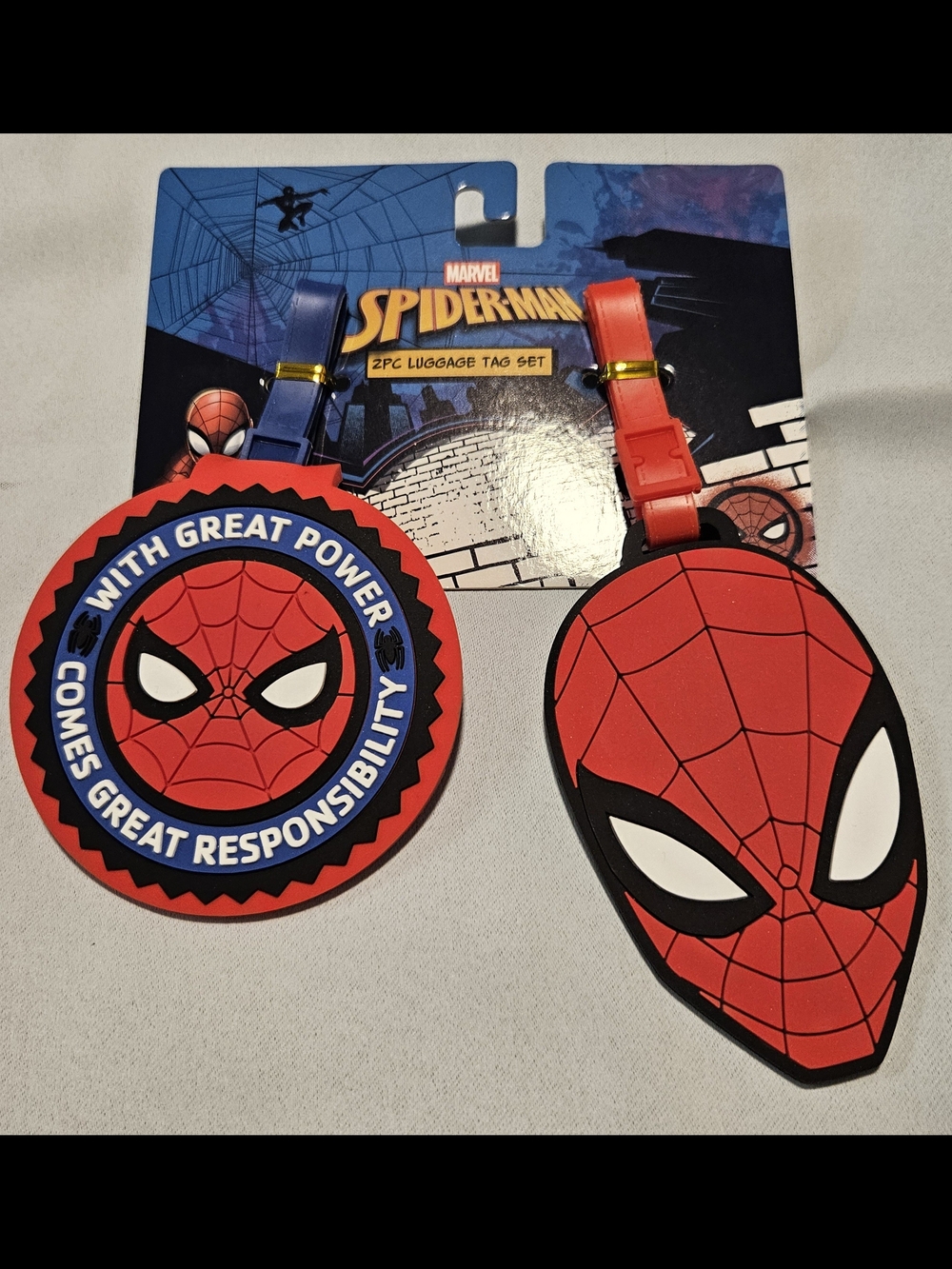 Marvel Spider-Man Luggage Tag Set